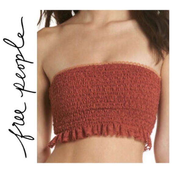 Free People Tops - FREE PEOPLE BOHO BANDEAU CALLIE TOP SIZE LARGE NWT